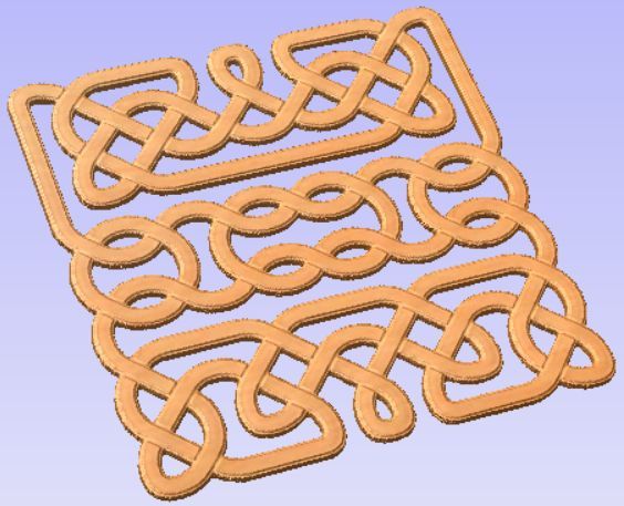 Free STL file Intertwined Panel・3D printing model to download・Cults