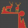 019.jpg 🎅 Christmas door corners vol. 2 💸 Multipack of 10 models 💸 (santa, decoration, decorative, home, wall decoration, winter) - by AM-MEDIA