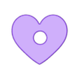 heart_cake_pop_mold_2.stl 3D Cake Pop Molds Set, 3 pcs. Star - Heart - Round Shape, DIY Baking Molds, Cookie Decorating, Ready to Print, 3D STL File Digital Download