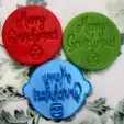 il_1588xN.4175122790_gjr7.webp Merry Grinchmas!- Fondant Cookie Embosser Stamps Icing stamps