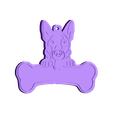 Pastor aleman.stl STL file Set x24 Dog tags ( work from home)・Model to download and 3D print