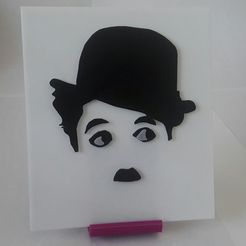 2018-03-30-10.14.16.jpg Fichier STL gratuit Silhouette de Charles Chaplin・Design pour imprimante 3D à télécharger