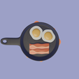 CalcUnder5.png Cute Calcifer Breakfast