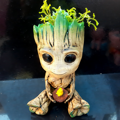 1614092343795.png STL-Datei Baby-Groot-Küken・Modell für 3D-Drucker zum Herunterladen