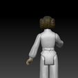 ScreenShot511.jpg Star Wars .stl Princes leia .3D action figure .OBJ Kenner