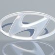 8.jpg Hyundai Badge 3D Print