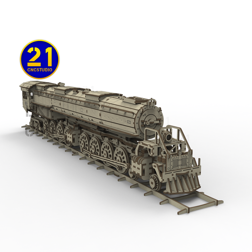 UNION アート 👦 Union Pacific Big Boy - Advanced Locomotive Model | Laser