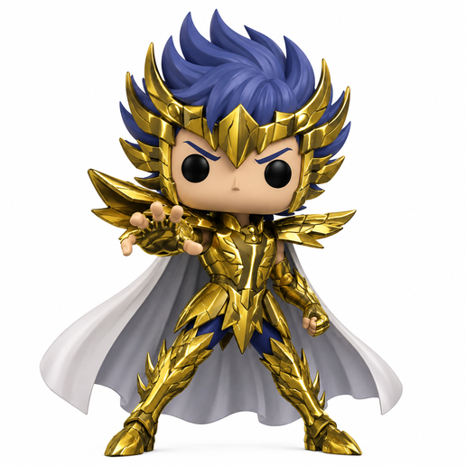 Manigold — Gold Saint of Cancer | Chibi Collectible Concept