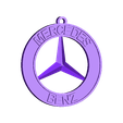 MERCEDES.stl Logo key ring