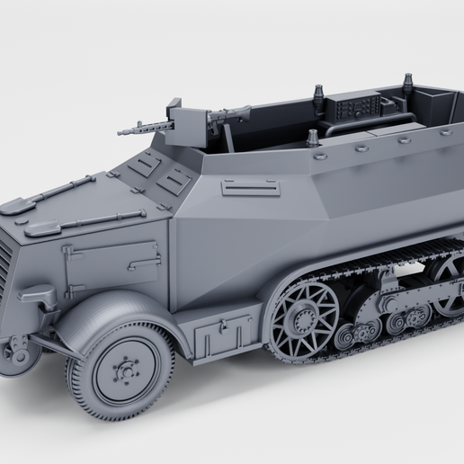 📻 Half-track Unic P107 U 304(F) - Radio+APC versions (Germany+France ...
