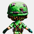 zombiebck.png Undead Defender Nick: 3D-Printable Zombie Soldier Toy