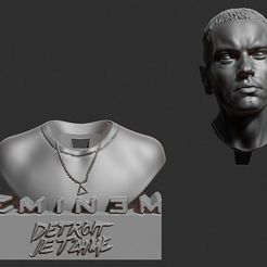 e3ac235c0d9396d4f352ae336efc9ab9_display_large.jpg Fichier STL gratuit Buste d'Eminem・Idée pour impression 3D à télécharger