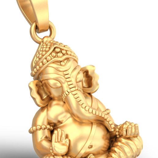 Ganesha Pendant 3D model