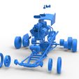 67.jpg Diecast Moteur avant dragster old school à 6 roues Version 2 Echelle 1:25