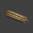 1.png Hot Dog (sosisli) for 3D Print