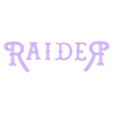 RAIDER_LOGO_STL.stl Flux Raider Logo