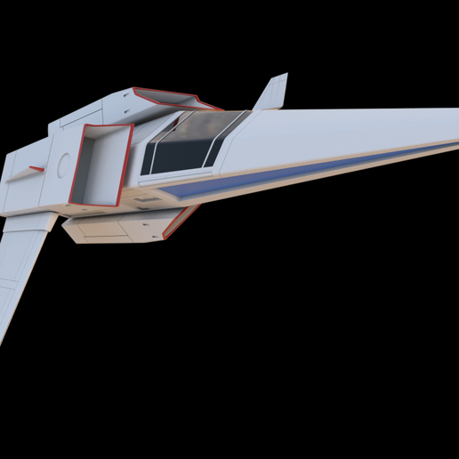 Galaxy Rangers - Interceptor Space Ship 3D model