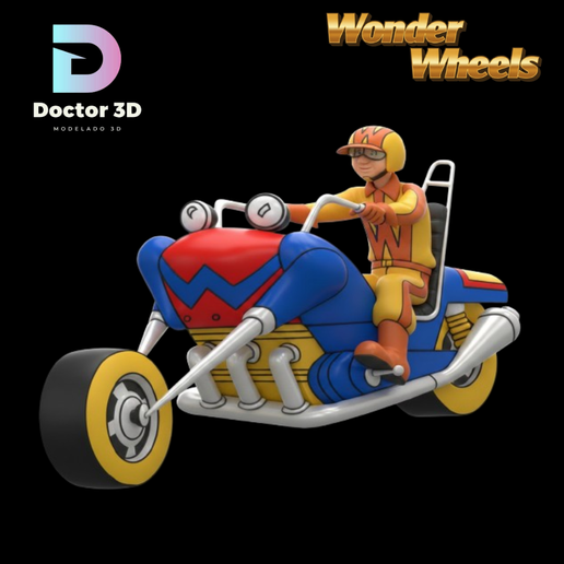 Wonder Wheels-wizard wheels-hanna barbera -diorama