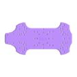 Base simple plate 3mm universal electronic.obj SHISHMISH - 3D PRINTED MODULAR DRONE