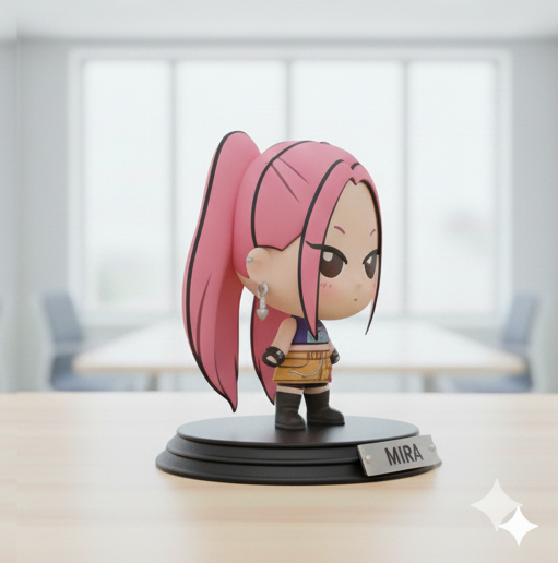 🦸 K-pop Demon Hunters-Huntrix Rumicon base・ STL File for 3D printing・Cults