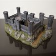 01.jpg Fichier STL Château des croisés・Plan imprimable en 3D à télécharger