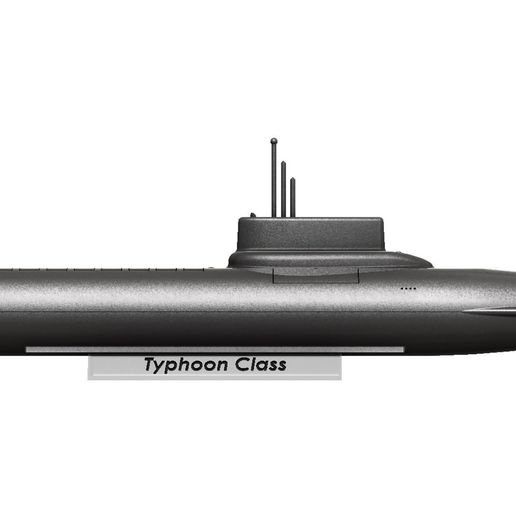 6.jpg Typhoon Class Submarine 3d Model