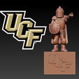 hhhh.png UCF Knights football mascot statue - 3D print