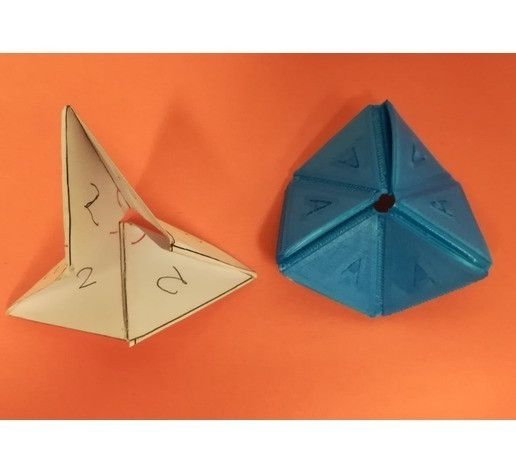 Hexaflexagon for Flexible TPU Filament