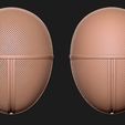 15.jpg STL file Squid Game Mask - Soldier Mask Cosplay 3D print model・3D printable design to download
