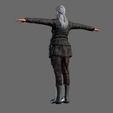 2.jpg Animated Elf woman-Rigged 3d game character Low-poly 3D model