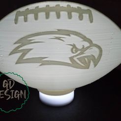 IMG_20230228_153626957.jpg STL file Boston College Eagles FOOTBALL LIGHT, TEALIGHT, READING LIGHT, PARTY LIGHT・3D printing template to download