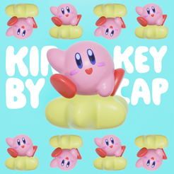 kirbystarkeycap2.png Capuchon de clé Kirby (cherry mx)