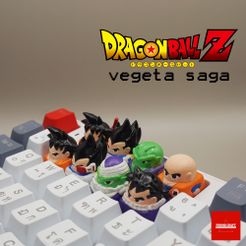 DBZ-vegeta-saga-03.jpg Archivo STL Dragon Ball Z Vegeta Saga Llavero・Plan de impresora 3D para descargar