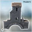 4.jpg Stone bridge house damaged (12) - Modern WW2 WW1 World War Diaroma Wargaming RPG Mini Hobby