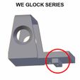 WE-GLOCK-SERIES-TRIANGLE-RMR-MOUNT.jpg KSC KWA WE Tech Tokyo Marui Glock Gen 3 Gen 4 RMR Micro Red Dot Adapter With Protective Case