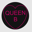 SwizzelHeartBoxLid_QueenB.png Love Heart Box "Queen B"