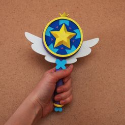 StarS1_2.jpg 3D-Datei Star vs the Forces of Evil inspired wand Season 1・3D-Druck-Idee zum Herunterladen