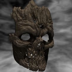 Decrepit-skull.jpg STL file Collection of Masks・3D printing template to download