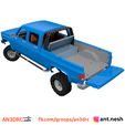 K20cc_7.png 3D Printed RC Car Chevrolet K20 Crew Cab Pickup by AN3DRC