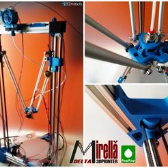 M3DPthing019.jpg STL-Datei MIRELLA Delta 3DPrinter kostenlos・3D-Drucker-Modell zum herunterladen, daGHIZmo