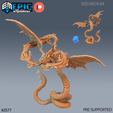 2577-Flying-Snake-Fire-Breath-Medium.png Flying Snake Set ‧ DnD Miniature ‧ Tabletop Miniatures ‧ Gaming Monster ‧ 3D Model ‧ RPG ‧ DnDminis ‧ STL FILE