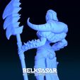 11.jpg Barbarian Girl 3D print model
