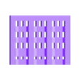building_slim-LowWall_LongBack.stl Modular 6mm Highrise Buildings