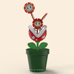 plant.png Mario Bros - Plant- Interlocking  Coasters