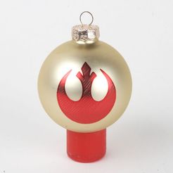 rebel.jpg Rebel Alliance Ornament for EggBot