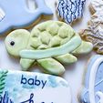 turtle-cookie-cutter.jpg 4 sizes - Sea Turtle Ocean Sea Theme Cookie Cutter - SHARP cutting edges - So Versatile!