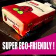 test.jpg SUPER ECO-FRIENDLY CASE for Raspberry Pi 3B+