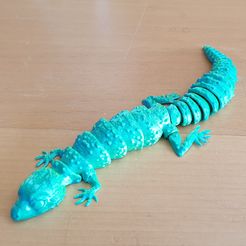 Impression articulée en place gecko/eublefar/lizard