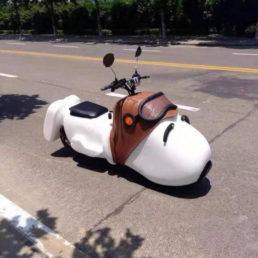 🛴 snoopy scooter scale1/64・ STL File for 3D printing・Cults