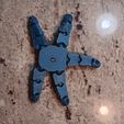 20240229_131718.jpg Flexi Starfish kitchen magnet - print in place - articulated fidget toy